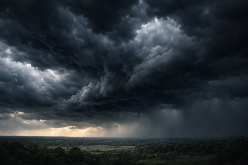 orage-tempete-interieure-colere-sp Nuages noirs et menaçants d’un orage approchant, illustrant la colère et la tempête intérieure ressenties après un diagnostic de sclérose en plaques.